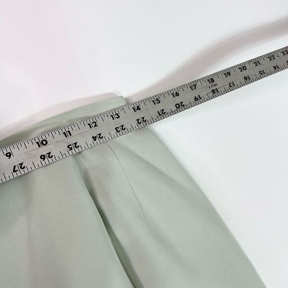 Talbots Skirt Suit Womens 8 Jacket Blazer Blue Pure Silk Career - Picture 13 of 16